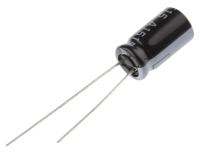 25pk220mefc63x11 Rubycon 220μF Aluminium Electrolytic Capacitor 25V dc, Radial, Through Hole - 25PK220MEFC6.3X11