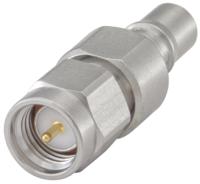 28k132-s00n5 Rosenberger Straight 50Ω RF Adapter QMA Socket to SMA Plug 18GHz