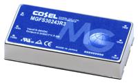 mgfs304812-r Cosel MGFS DC-DC Converter, 12V dc/ 2.5A Output, 18 → 76 V dc Input, 30W, PCB Mount, +85°C Max Temp -40°C Min
