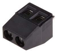 1985881 Phoenix Contact MKDS 1.5/2 HT BK Series PCB Terminal Block, 5mm Pitch, Through Hole Mount, Solder Termination
