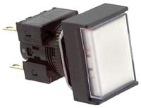 a165l-jwm-24d-2 Omron A16 Series Illuminated Push Button, Panel Mount, 16mm Cutout, DPDT, IP65