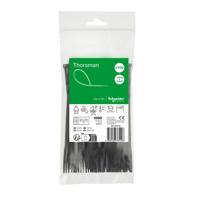 imt46406 Schneider Electric Cable Tie, , 150mm x 3.6 mm, Black Nylon, Pk-1
