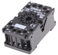 25622080 Crouzet 11-Pin Connector Base For Use With 812 Series, 814 Series, 815 Series, 815E Series