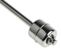 191-9515 RS PRO Internal Stainless Steel Float Switch, Float, 1m Cable, NO/NC, 250V ac Max, 120V dc Max