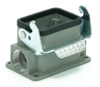 208-4286 RS PRO Heavy Duty Power Connector Housing, M25 Thread, Side Entry