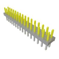 tmm-116-01-l-d Samtec TMM Series Right Angle Through Hole PCB Header, 50 Contact(s), 2 mm Pitch, 2 Row, Unshrouded