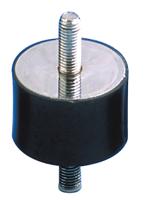 521178 Paulstra Hutchinson M6 Anti Vibration Mount, Male to Male Bobbin with 40daN Compression Load