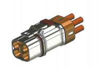 pl184x-41-4 Amphenol Industrial Powerlok Connector, 4 Way, 40A, Female to Male, PL084X, Cable Mount, 1.0 kV