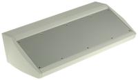 m5340105rs METCASE Unidesk Series Grey Aluminium Desktop Enclosure, Sloped Front, 200 x 400 x 21.6mm
