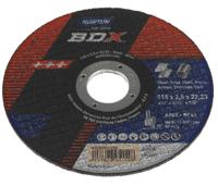 66252831454 Norton Cutting Disc Aluminium Oxide Cutting Disc, 115mm x 2.5mm Thick, P36 Grit, 5 in pack