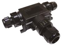 tha211a1a3pt Techno, TH211 Nylon 66 Terminal Block Housing, Cable Mount