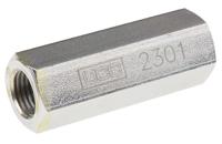 2301 Parker Steel Inline Mounting, Hydraulic Check Valve, , G 1/4, 20L/min, 0.35bar Cracking Pressure