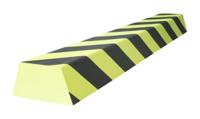 840-0607 RS PRO Black, Yellow Impact Protector 1000mm x 150mm
