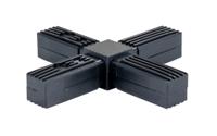 274-1125 RS PRO Steel Core 4-Way Connector, Flat Square Tube Connector, Strut Profile 25 mm