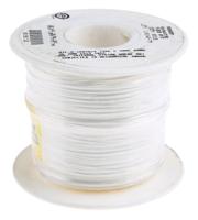 5857-wh005 Alpha Wire Hook-up Wire TEFLON Series White 0.96 mm² Hook Up Wire, 18 AWG, 19/0.25 mm, 30m, PTFE Insulation, 5857 WH005