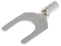 433-040 RS PRO Uninsulated Crimp Spade Connector, 0.5mm² to 1.5mm², 22AWG to 16AWG, M6 Stud Size