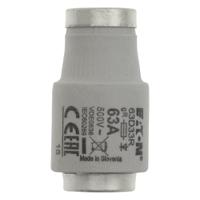 63d33r-fuse-d2-63a-f-gr-500vac-e33 Eaton 63A DIII Bottle Fuse, gR, 500V