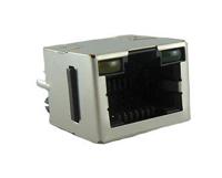 rjhse3381 Amphenol Communications Solutions RJHSE Series Female RJ45 Connector, Through Hole Vertical 1 Port 8 -Way