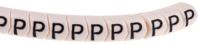 901-10444 HellermannTyton Helagrip Slide On Cable Markers, Black on White, Pre-printed "P", 2 → 5mm Cable,