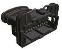 282193-1 TE Connectivity, Junior Power Timer Automotive Connector Socket Black 5 Way, Solder Termination
