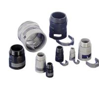 bvnd-p366gt Flexible Fitting, Conduit Fitting, 36mm Nominal Size, PG 36, Polyamide 6, Black
