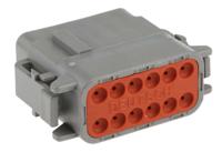 dtm06-12sa Deutsch, DTM Automotive Connector Plug Grey 12 Way DTM06-12SA