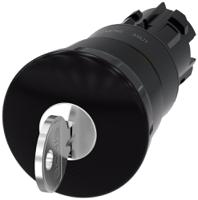 3su1000-1hg10-0aa0 Siemens SIRIUS ACT 3SU10 Series Black Latching Push Button Head, 22mm Cutout, IP66, IP67, IP69K