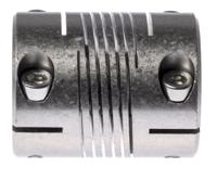 721253232 Huco Beam Coupling, 25mm Outside Diameter, 10mm Bore, 31.8mm Length Coupler