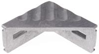 3-842-530-382 Bosch Rexroth M8 Angle Bracket, Connecting Component, Strut Profile 50 mm, Groove Size 10mm