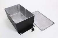 1590efbk Hammond 1590 Series Die Cast Aluminium Enclosure, IP54, Flanged, 188 x 188 x 83mm