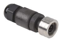 1200850005 Brad from Molex Circular Connector, 4 Contacts, Cable, M12 Connector, Plug, Male, IP69K, Ultra-Lock Series