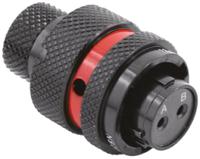 8sta61002sn Souriau Sunbank by Eaton Circular Connector, 2 Contacts, Cable, Standard Connector, Plug, Female, IP67, 8STA Series
