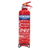 336-763 RS PRO 1kg Dry Powder Fire Extinguisher for Multipurpose Work (A, B, C)
