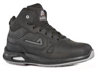 cobalt-ia101-45 AIMONT VIGOREX Black ESD Safe Aluminium Toe Capped Unisex Ankle Safety Boots, UK 10.5, EU 45