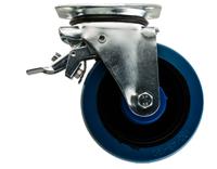 13817223 Guitel Hervieu Braked Swivel Castor Wheel, 400kg Capacity, 160mm Wheel