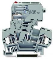 281-622281-541 WAGO 281-622/281-541 281 Series Grey, 4mm², Single-Level, Cage Clamp Termination, Fused