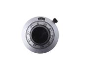 21b11b10 Vishay 46mm Chrome Potentiometer Knob for 6mm Shaft Splined, 21B11B10