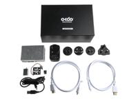 k-0532 OKdo Raspberry Pi 4 Model B Starter Kit (without SBC), NOOBS 3.1.1, Case with Fan, Cables, Heat Sinks