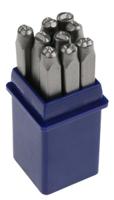 251-700 RS PRO 4mm x 9 Piece Engraving Punch Set, (0 → 8)