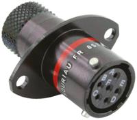8sta01098sn Souriau Sunbank by Eaton Circular Connector, 6 Contacts, Panel, Standard Connector, Socket, Female, IP67, 8STA Series