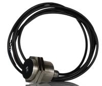 701-8219 RS PRO Inductive Threaded Barrel Proximity Sensor, M30, 10 mm Detection, NPN NO, 10 → 30 V dc