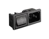 bzm27z000057c Bulgin Snap-In IEC Connector Male, 10A, 250 V, Fuse Size 5 x 20mm