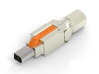 2350304-1 TE Connectivity, Industrial Mini I/O Cable Mount Mini I/O Connector Plug, 8 Way