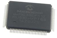 dspic33ep512mu810-ipt Microchip dsPIC33EP512MU810-I/PT, 16 bit dsPIC, dsPIC33EPXXXMU810 Microcontroller, 70 MHz, 536kB FLASH, 100-Pin TQFP