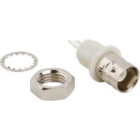031-10-rfx Amphenol RF 031-10-RFX Series, Jack Panel Mount BNC Connector, 50Ω, Solder Cup Termination, Straight Body