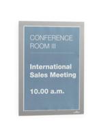 4872-23 Durable DURAFRAME Silver A4 Smooth and rigid Information Frame, 323mm Height, 236mm Width