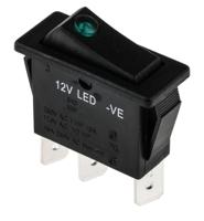 c5503pllab Arcolectric (Bulgin) Ltd Illuminated SPST, On-Off Rocker Switch Panel Mount