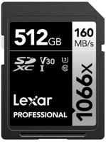 lsd1066512g-bnnng Lexar 512 GB SDXC SD Card, Class 10