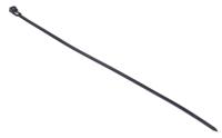 811-1811 RS PRO Cable Tie, Releasable, 300mm x 4.5 mm, Black Nylon, Pk-100