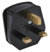 854-380 RS PRO UK Mains Plug, 13A Black, Cable Mount Thermoplastic, Urea Formaldehyde, 250 V